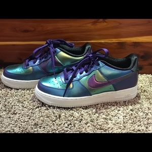 Nike Air Force 1’s, Neptune Green, Size 8